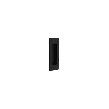 Intersteel Schuifdeurkom rechthoek 120x40 mm blind mat zwart