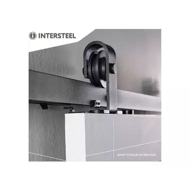 Intersteel Schuifdeursysteem Basic Top mat zwart