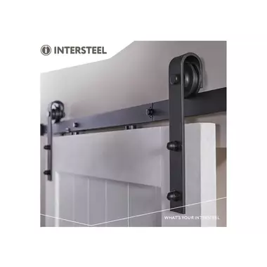 Intersteel Schuifdeursysteem Basic mat zwart