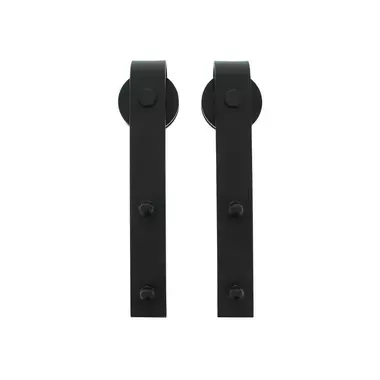 Intersteel Set van 2 hangrollen Basic zwart