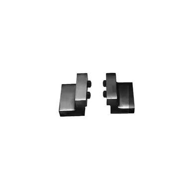 Intersteel Set van 2 stoppers tbv schuifdeursysteem, incl. bevestiging, mat zwart