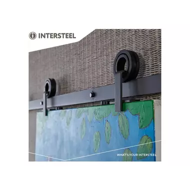 Intersteel Schuifdeursysteem Modern Top mat zwart