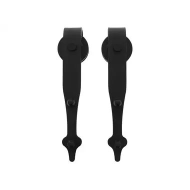 Intersteel Set van 2 hangrollen Classic 290 mm mat zwart