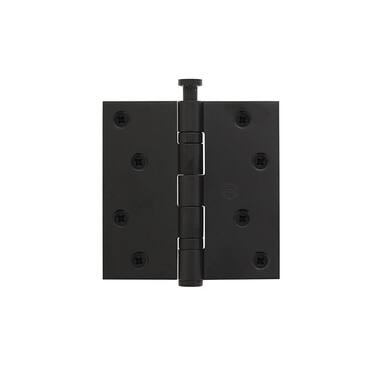Intersteel Kogellagerscharnier recht tot 70 kilo mat zwart