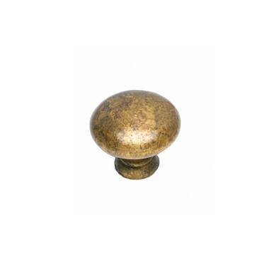 Intersteel Meubelknop Paddenstoel 32 mm messing antiek
