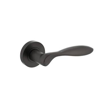Intersteel Deurkruk George op ronde rozet 52x10 mm antracietgrijs