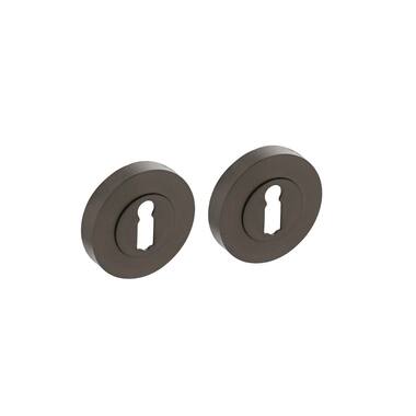 Intersteel Sleutelrozetten verdekt 52x10mm Antraciet