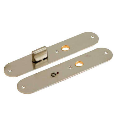 Langschild WC Rvs Moderno afgerond 230 x 50 mm WC 63