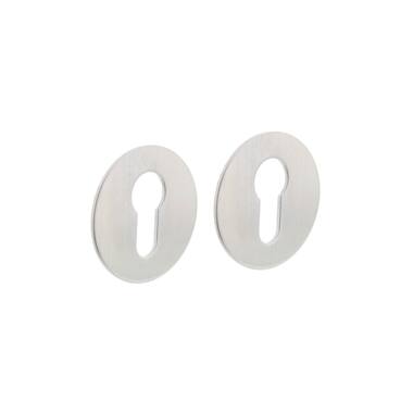 Intersteel Profielcilinderrozetten zelfklevend 55x2mm RVS