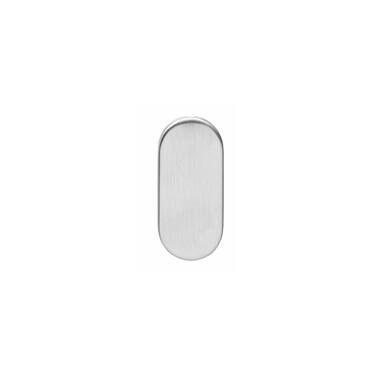 Intersteel Rozet ovaal verdekt rvs geborsteld 4 mm