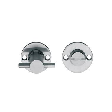 Intersteel Rozet met toilet-/badkamersluiting 42x2 mm rvs geborsteld