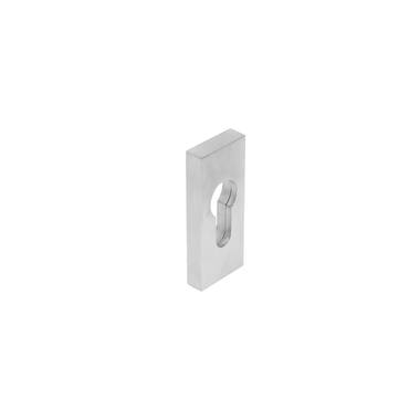 Intersteel Veiligheid-schuifrozet rechthoekig 10 mm rvs geborsteld