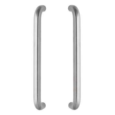 Intersteel Deurgrepen per paar U-vorm 830x80x30 mm HoH 800 mm rvs geborsteld