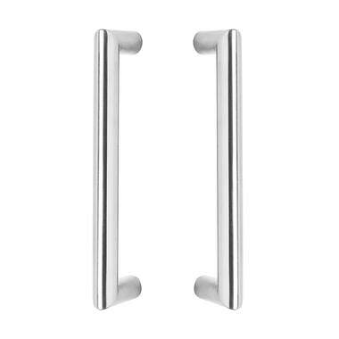 Intersteel Deurgrepen per paar recht-90 graden 330x80x30 HoH 300 rvs