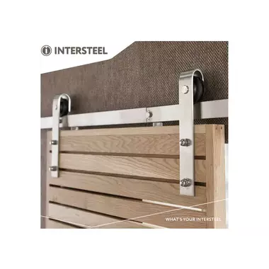 Intersteel Schuifdeursysteem Basic rvs geborsteld