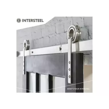 Intersteel Schuifdeursysteem Modern rvs geborsteld
