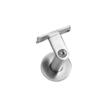 Intersteel Leuninghouder zwaar met hol zadel RVS