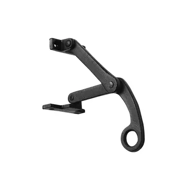 Combi raamuitzetter Zwart gietijzer Verticaal 127mm