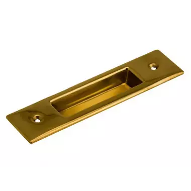 Schuifdeurkom kamer en suite Messing rechthoek 35x150mm