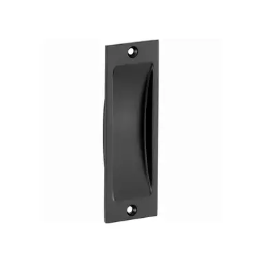 Schuifdeurkom Zwart Elegant 117x38mm