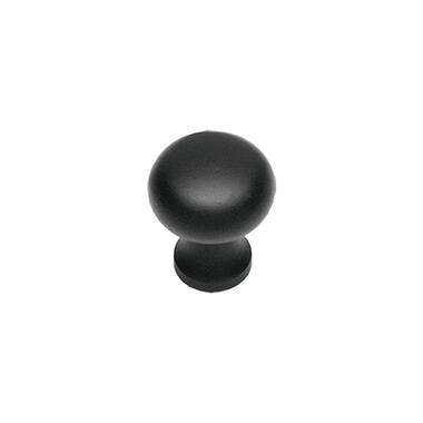Intersteel Meubelknop Paddenstoel 30 mm smeedijzer zwart