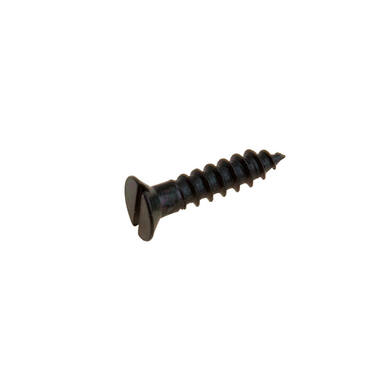 Houtschroef gleuf met verzonken kop Zwart 5 x 20mm