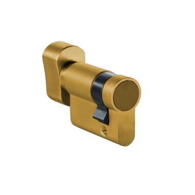 Knopcilinder enkel Messing 30/10mm