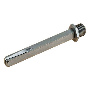 Wisselstift met zaagsnede en moer m14. 8 x 90mm