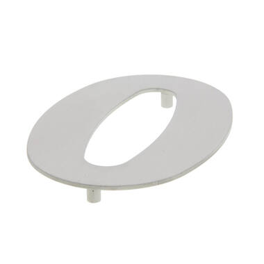 Huisnummer RVS Cijfer 0 120mm