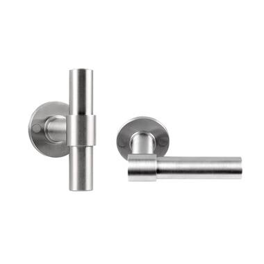 Deurkruk RVS One Piet Boon op verende rozet PBTL20/50