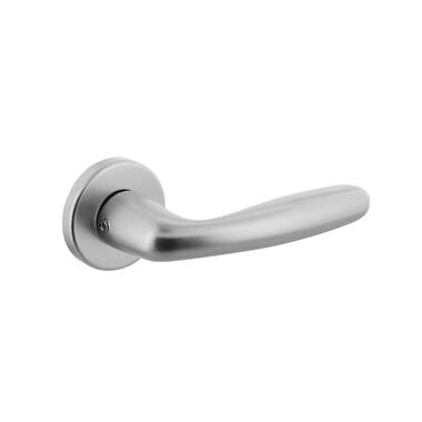 Intersteel Deurkruk Sigaar met ronde rozet 50x7mm Aluminium