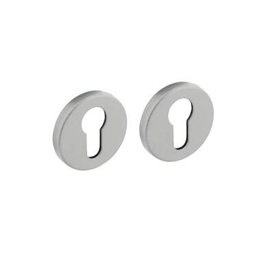 Profielcilinderrozetten rond 50x7 mm aluminium