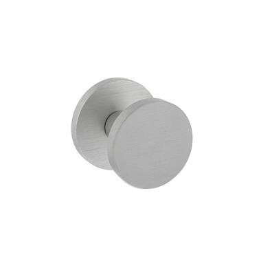 Intersteel Voordeurknop Rond rond 55 mm eenzijdige montage aluminium