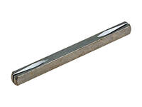 Krukstift IJzer gegalvaniseerd Zaagsnede dubbel 8 x 105 mm
