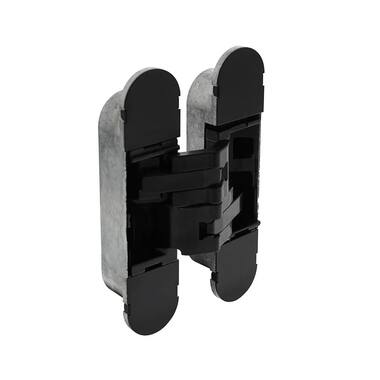 Intersteel Onzichtbare Scharnier 130 x 30 mm zamak zwart 3D verstelbaar