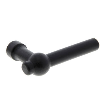 Gatdeel Zwart L-model rond rs