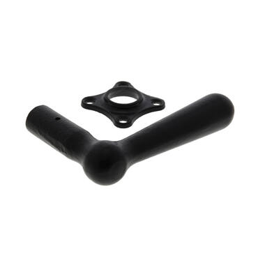 Gatdeel Zwart Recht pion 110 mm