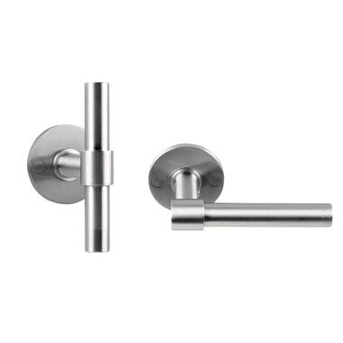 Deurkruk RVS One Piet Boon op verende rozet PBTL15XL/50