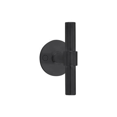 Deurkruk Zwart One Piet Boon op verende rozet PBT15XL/50