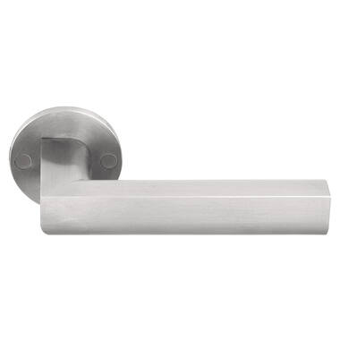 Deurkruk RVS Two Piet Boon op verende rozet PBL23/50 23mm