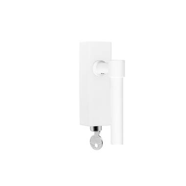 Draaikiep raamkruk Wit One Piet Boon PBL15-DKLOCK Afsluitbaar 124mm