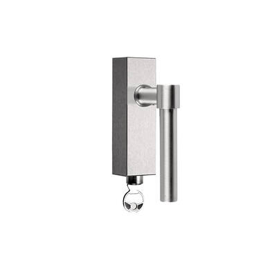 Draaikiep raamkruk RVS One Piet Boon PBL15-DKLOCK Afsluitbaar 124mm