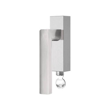 Draaikiep raamkruk RVS Two Piet Boon PBL23 rechts Afsluitbaar. 120mm
