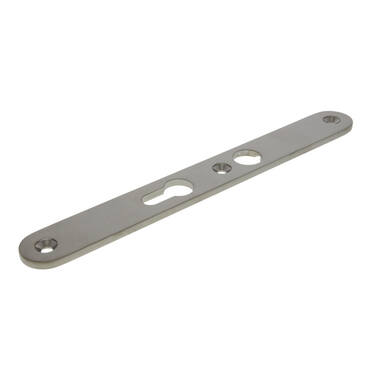 Veiligheidsschild binnen Mat nikkel PVD Ovaal PC55