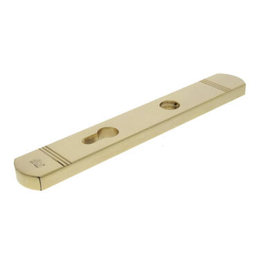 Veiligheidsschild buiten Messing Art Deco PC72 SKG3