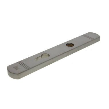 Veiligheidsschild buiten Mat nikkel PVD Art Deco PC72 SKG3