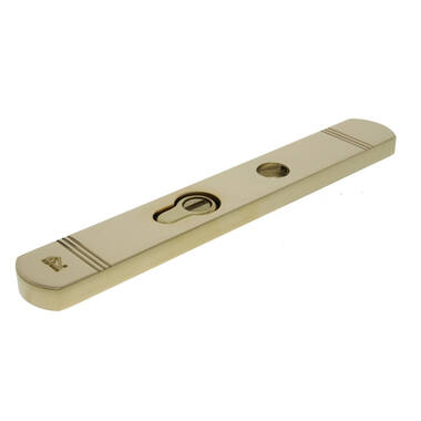 Veiligheidsschild kerntrek buiten Messing Art Deco PC55 SKG3