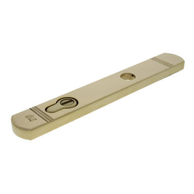 Veiligheidsschild kerntrek buiten Messing Art Deco PC92 SKG3