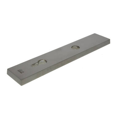 Veiligheidsschild buiten Mat nikkel PVD Bauhaus PC92 SKG3