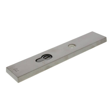 Veiligheidsschild kerntrek buiten Mat nikkel PVD Bauhaus PC72 SKG3